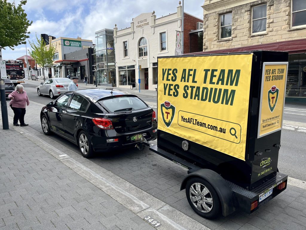 Mobile Billboard Advertisiing Tasmania